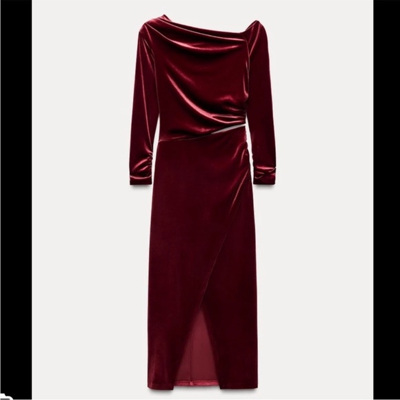 ZARA NWT 🎄holiday season VELVET  DRESS SIZE XS
🚨FIRM PRICE NO DISCOUNT - Picture 14 of 16